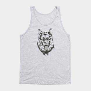 German Shepherd Lineal Tank Top